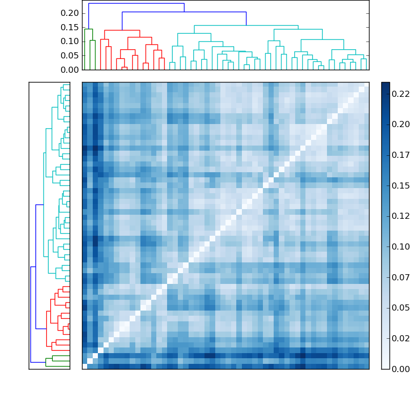 Distances graph