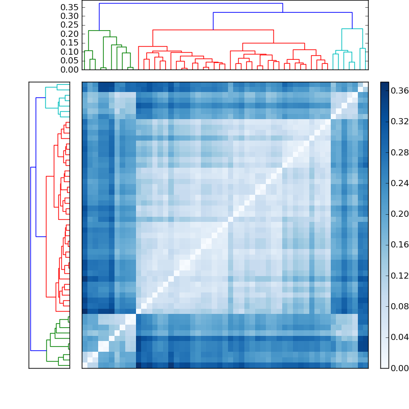 Distances graph