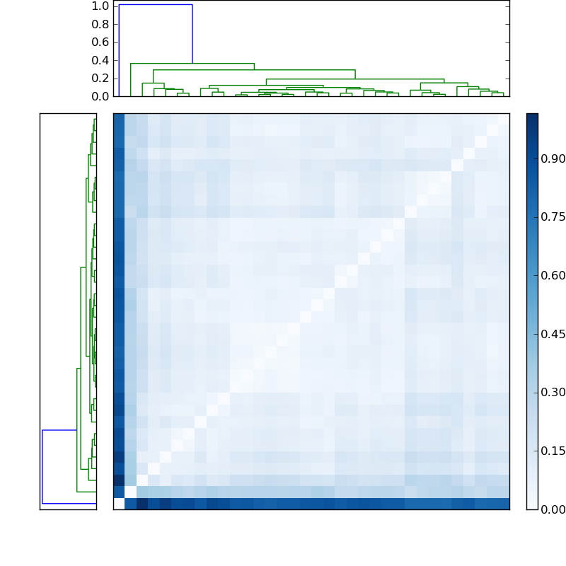 Distances graph