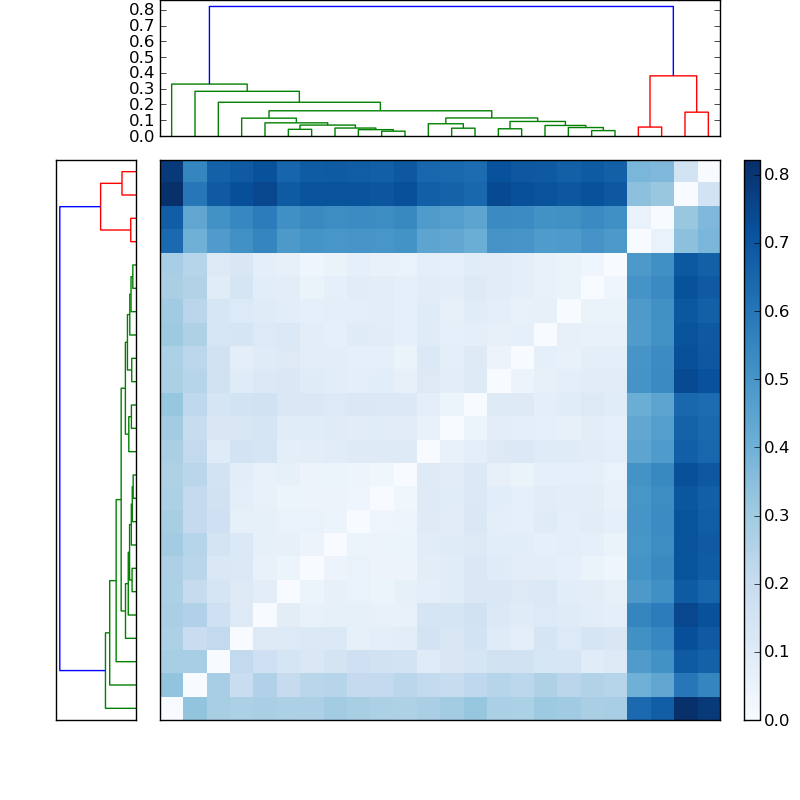 Distances graph