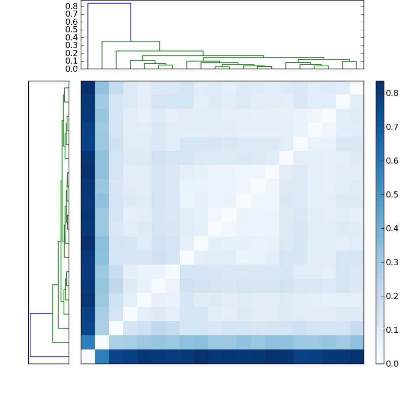 Distances graph