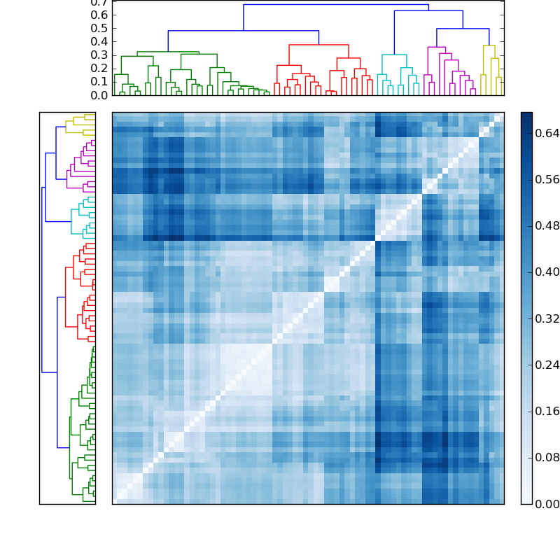 Distances graph