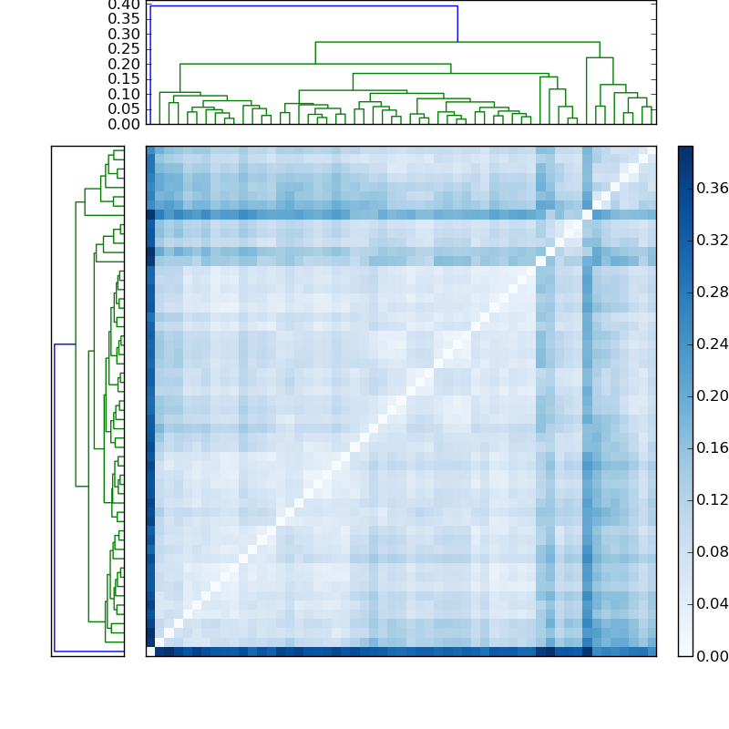 Distances graph