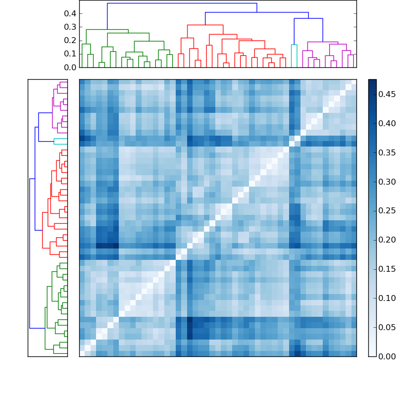 Distances graph