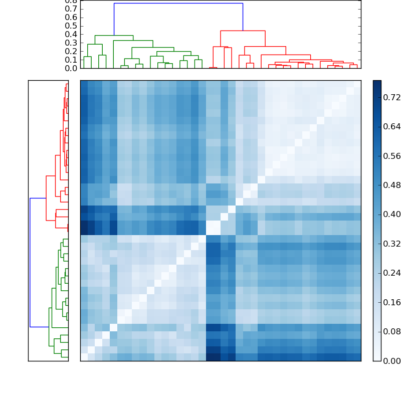 Distances graph