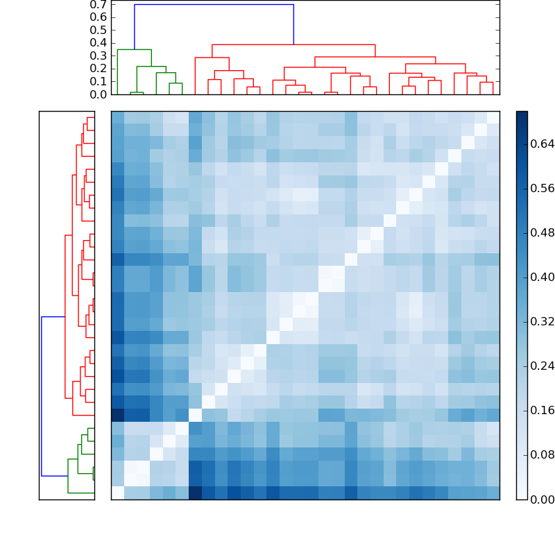 Distances graph