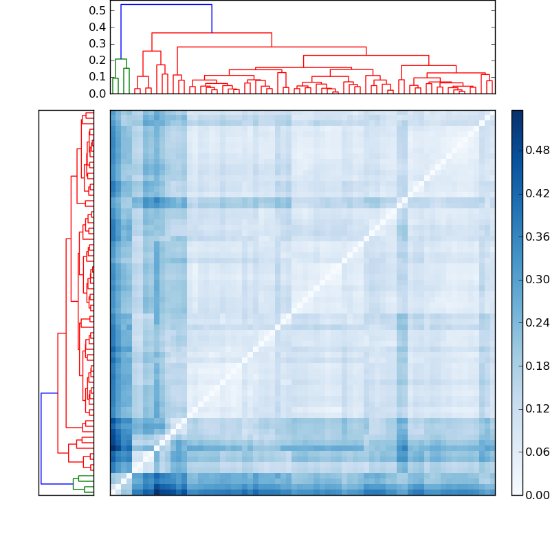 Distances graph