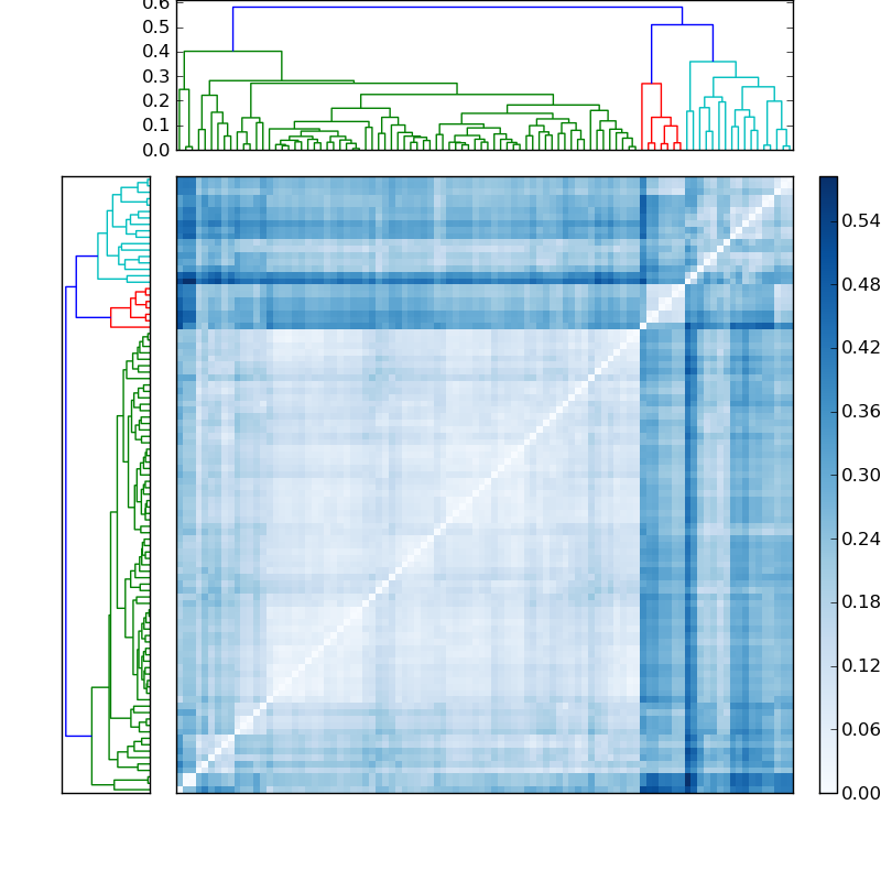 Distances graph