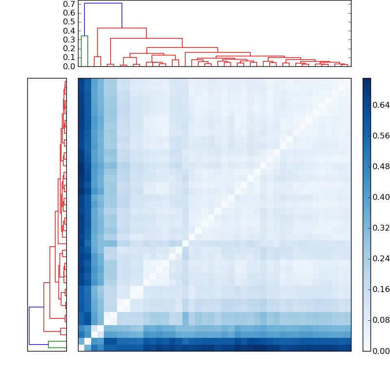Distances graph