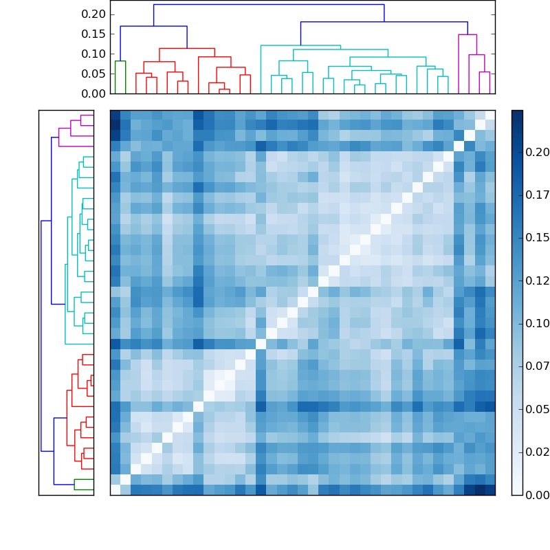 Distances graph