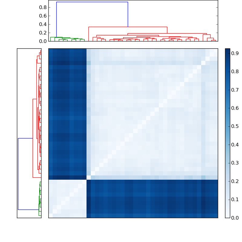 Distances graph