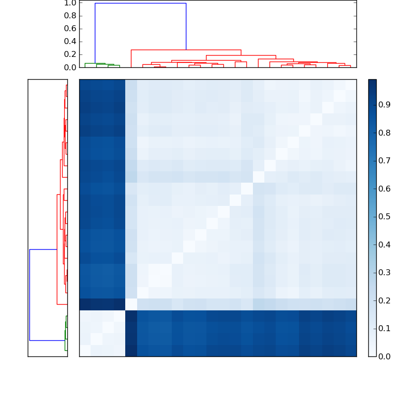 Distances graph