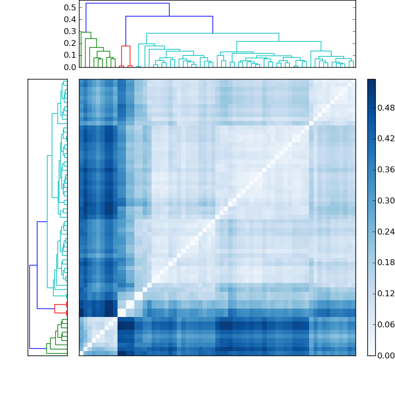 Distances graph