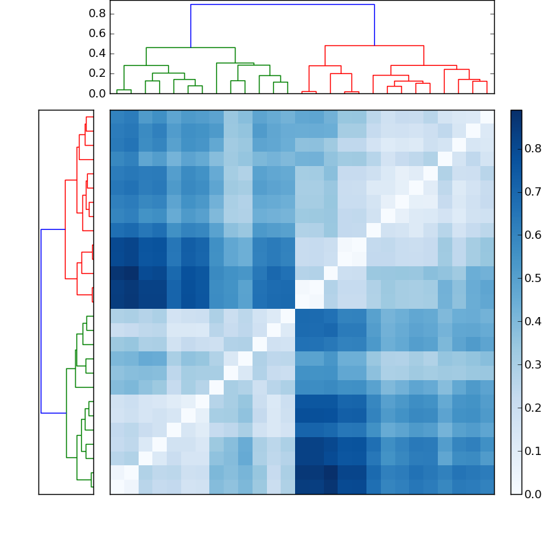 Distances graph
