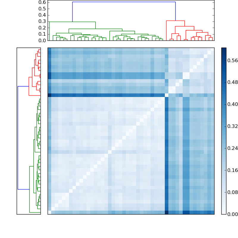 Distances graph