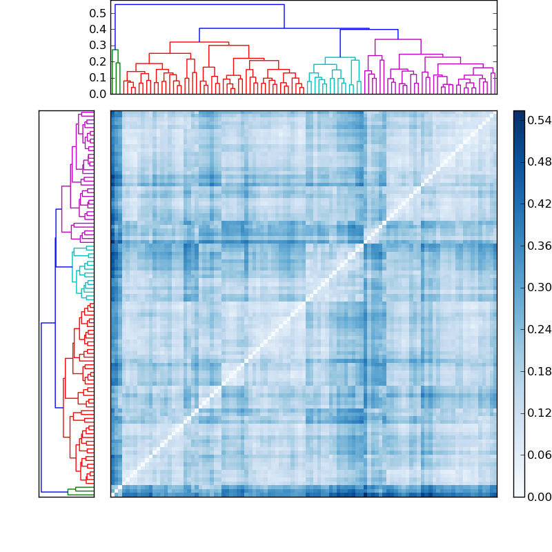 Distances graph