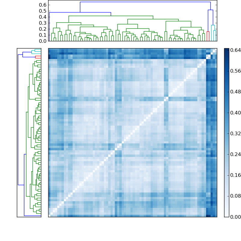 Distances graph