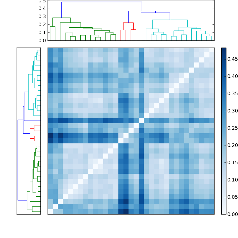 Distances graph