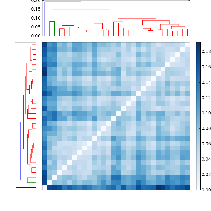 Distances graph