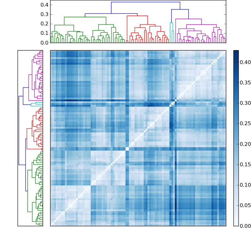Distances graph