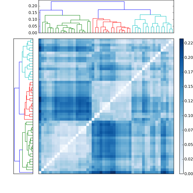 Distances graph