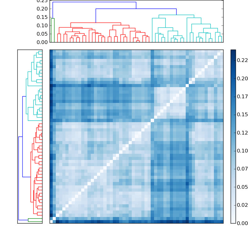 Distances graph
