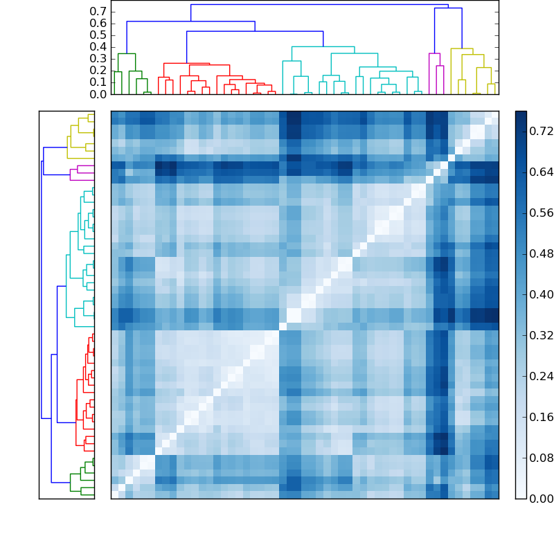 Distances graph