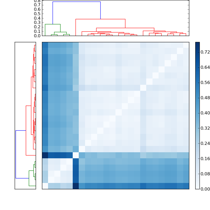 Distances graph