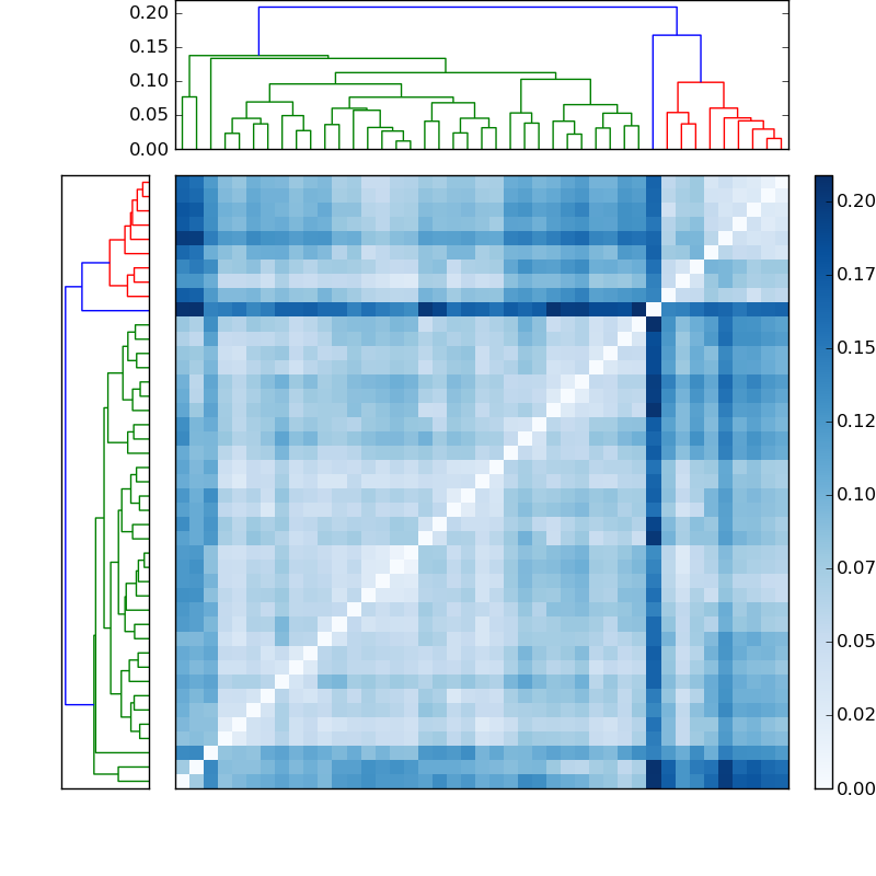 Distances graph