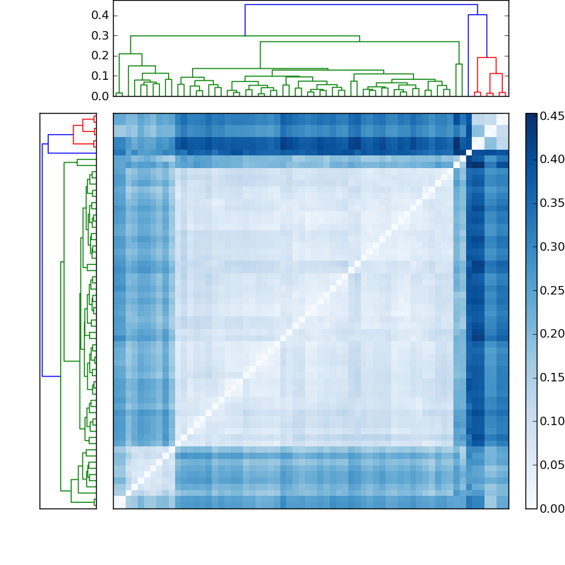 Distances graph