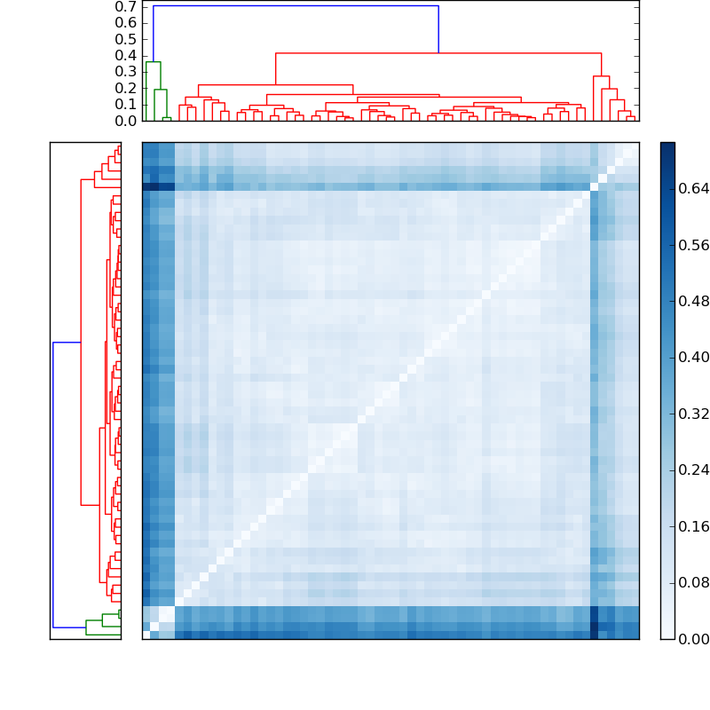 Distances graph