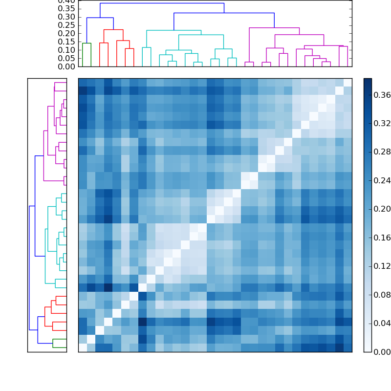 Distances graph
