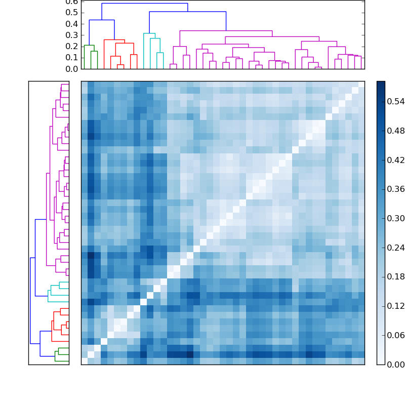 Distances graph