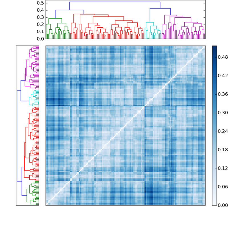Distances graph