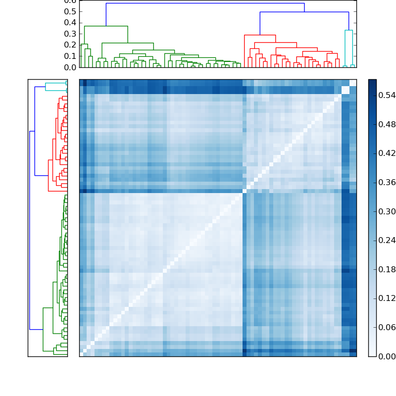 Distances graph