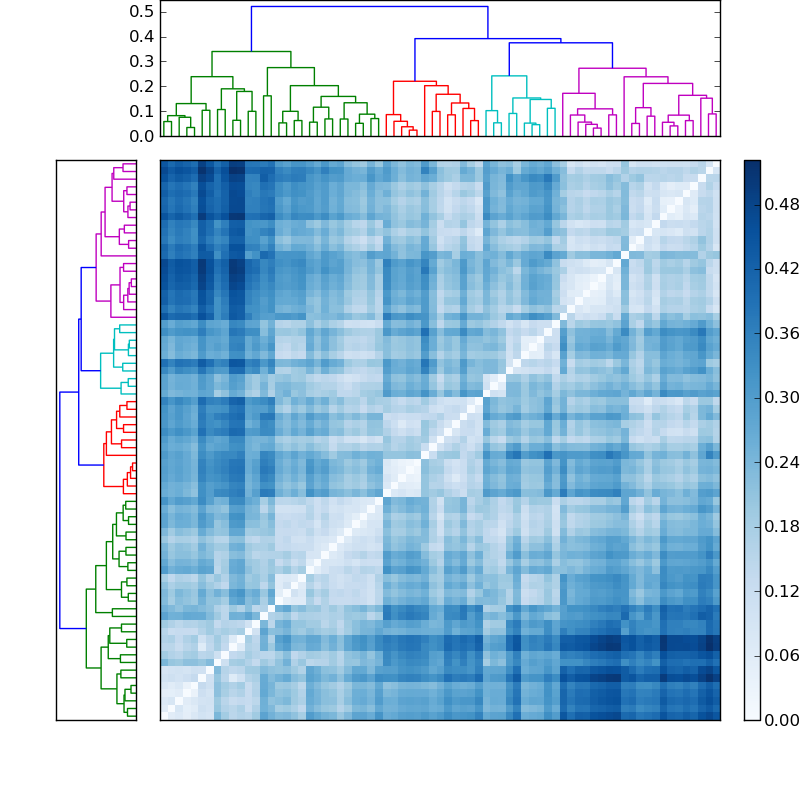 Distances graph