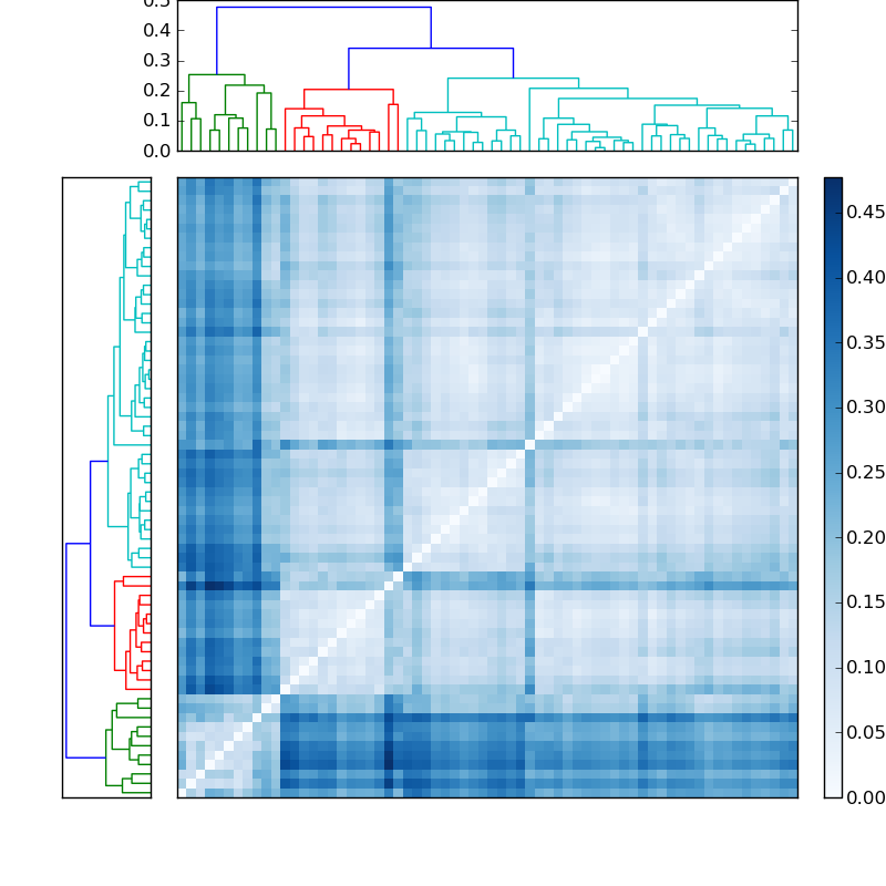 Distances graph