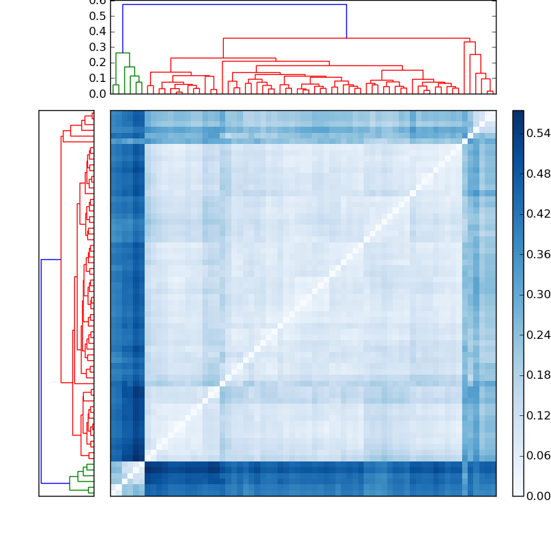 Distances graph