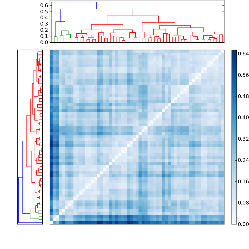 Distances graph