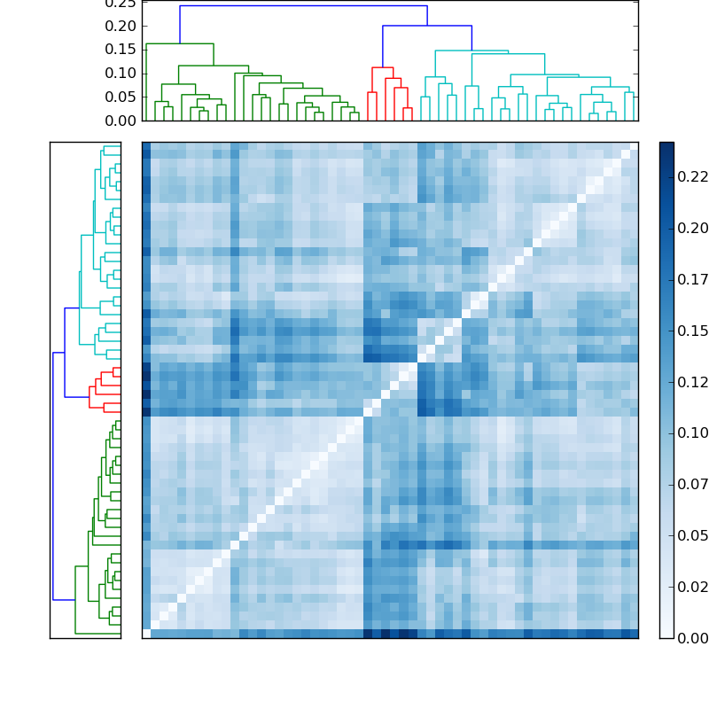 Distances graph