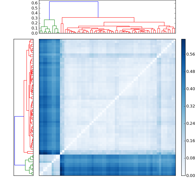 Distances graph