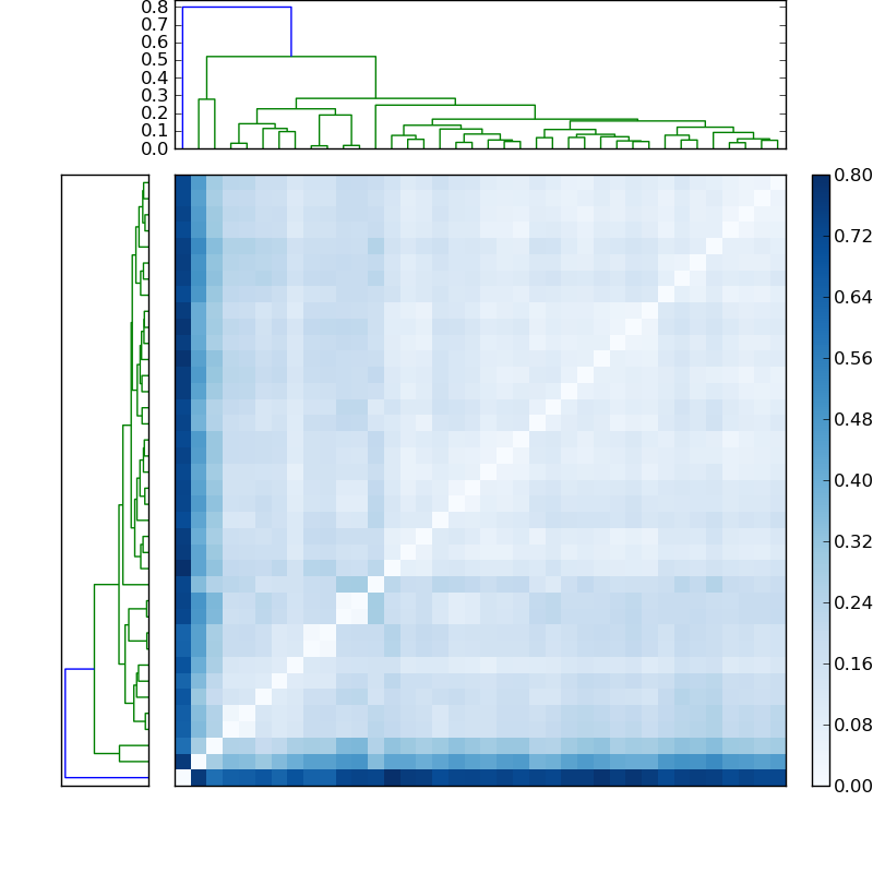 Distances graph