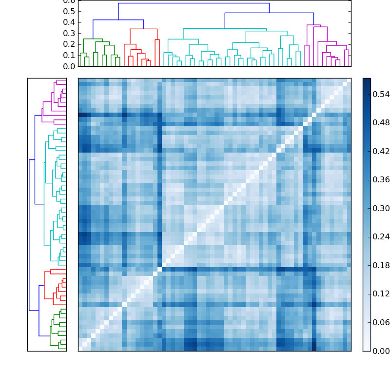 Distances graph