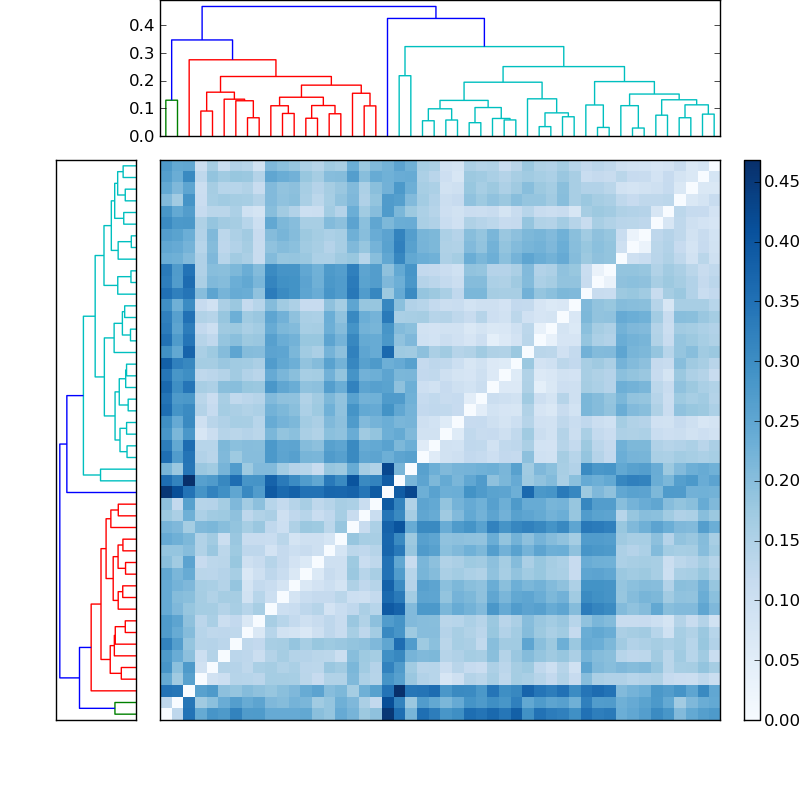 Distances graph