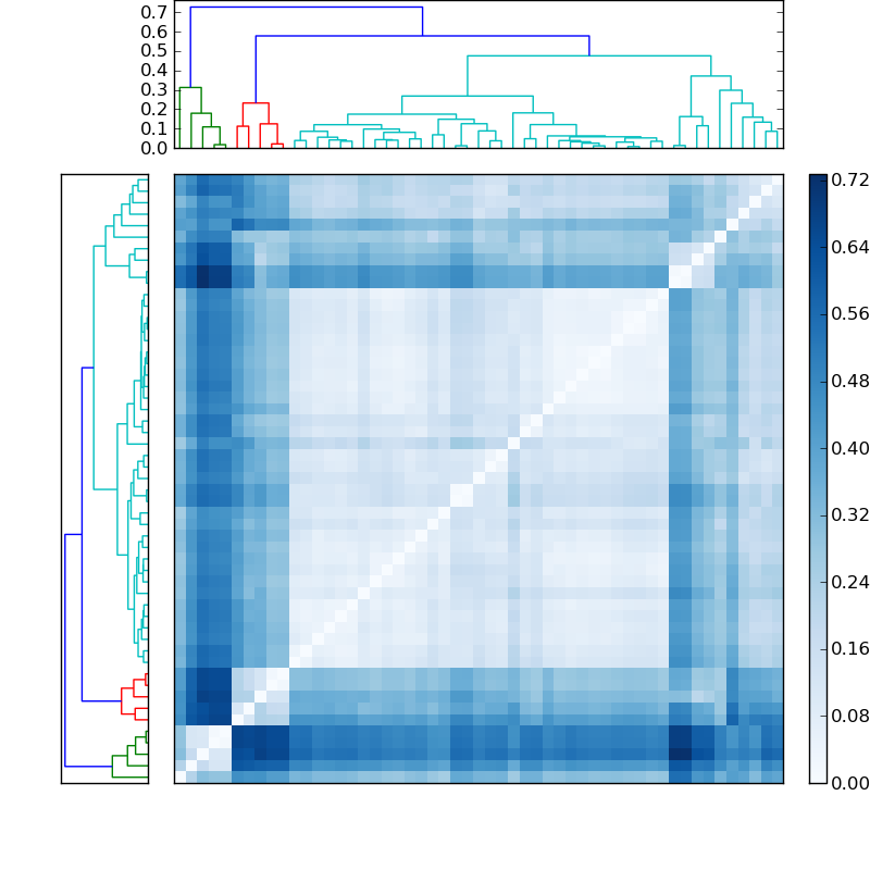 Distances graph