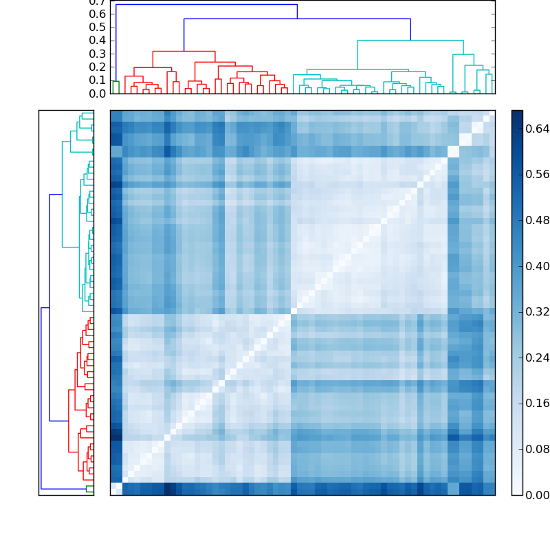 Distances graph