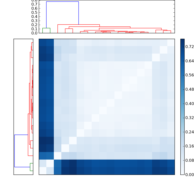 Distances graph